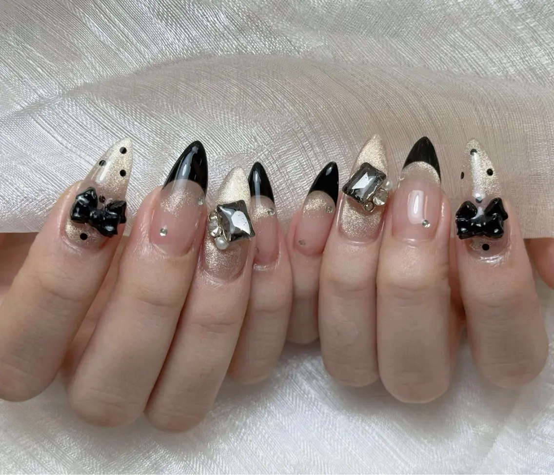 ネイル アートネイル 成人式 ジェルネイル ニュアンスネイル 夏ネイル Nie Nail Shinokuboのネイルデザイン