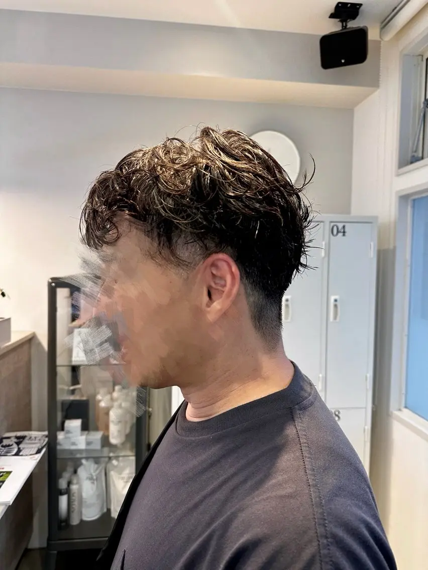 パーマ メンズ メンズパーマ スパイラルパーマ Agu hair noman マナのヘアスタイル