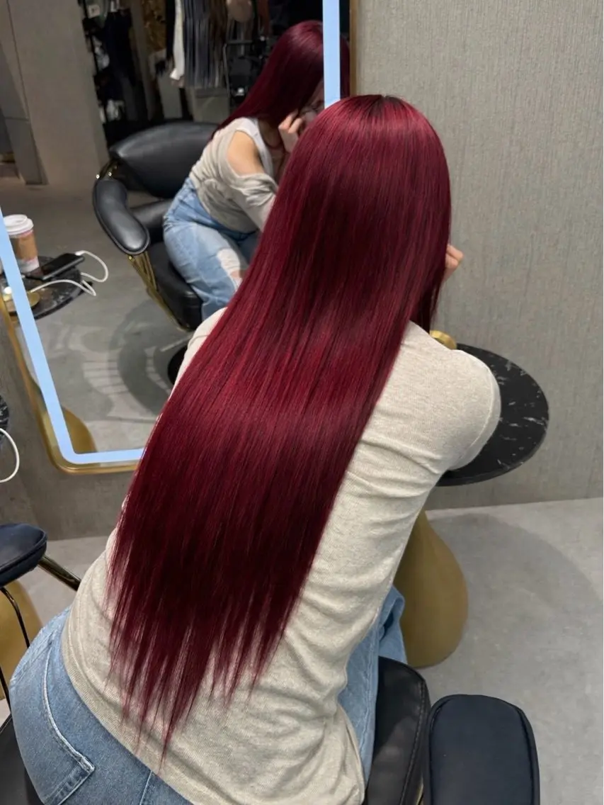 【ダブルカラーモデル限定‼️】ブリーチ+カラー🎀✨️補修トリートメント付🫧の写真