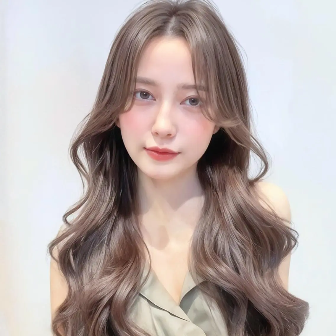 ロング パーマ SOURCE枚方🫧 透明感カラー/ケアのヘアスタイル