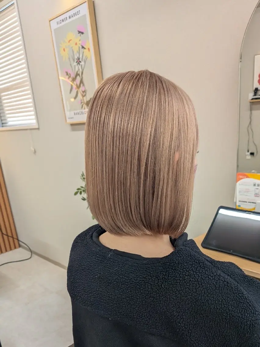 ショート ボブ カット ヘアカラー トリートメント -Cream- クリーム町田店のヘアスタイル