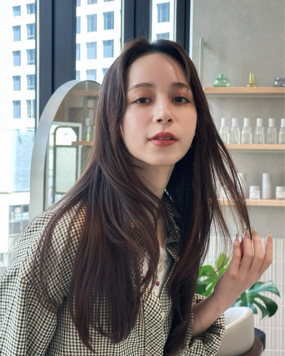 ロング カラー カット ヘアカラー 貴方以上に貴方の髪を 想う🌕野口昴夢のヘアスタイル