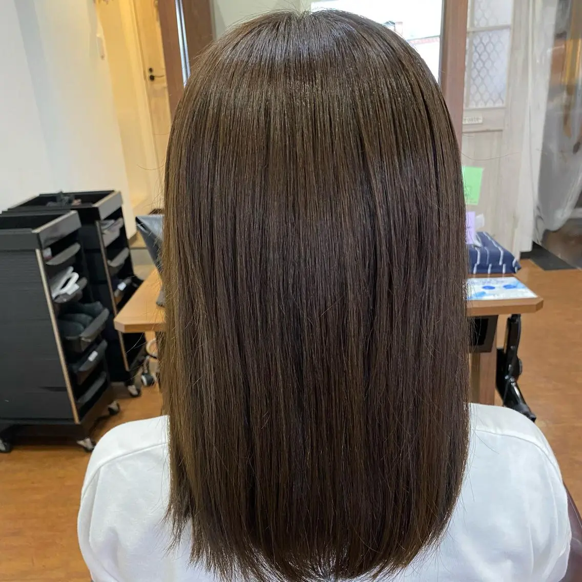 セミロング カラー トリートメント オオマ 🐥のヘアスタイル