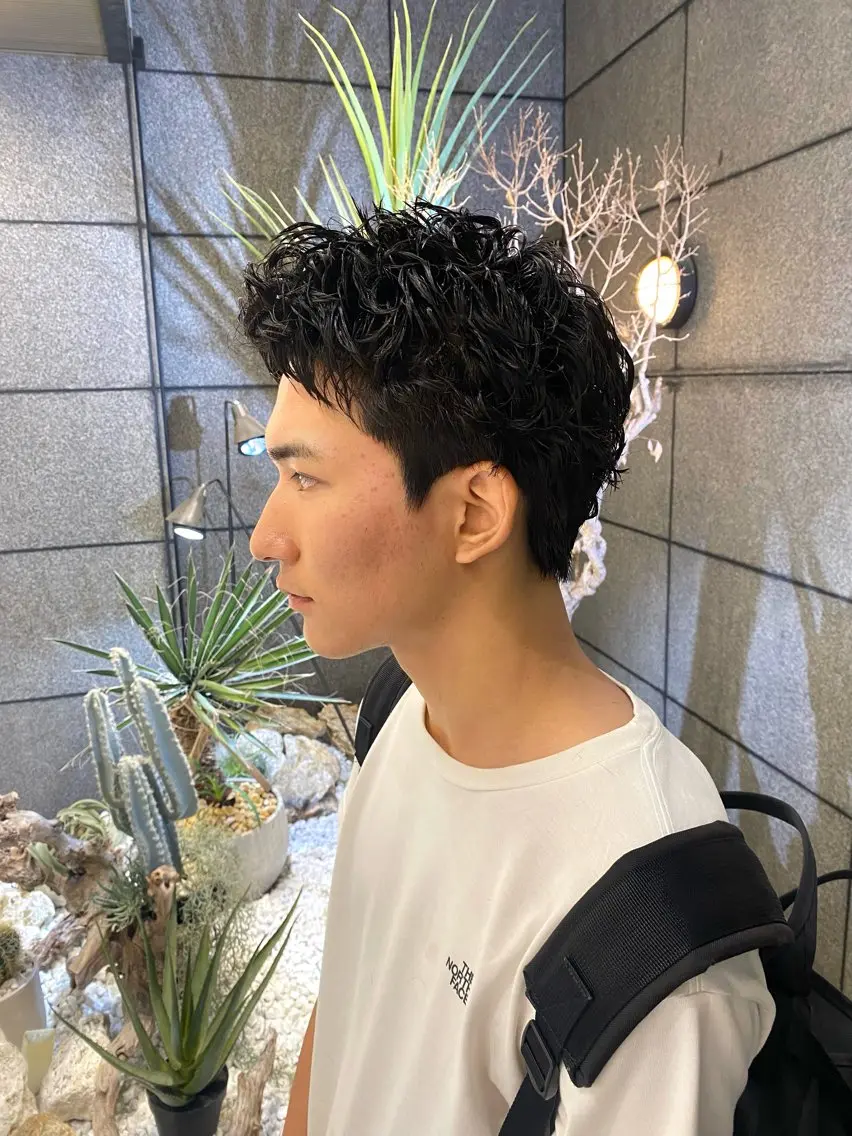 🐺メンズカット+眉毛カット🐺【シャンプー&スタイリング付】+¥2200で眉毛WAXに変更可能の写真