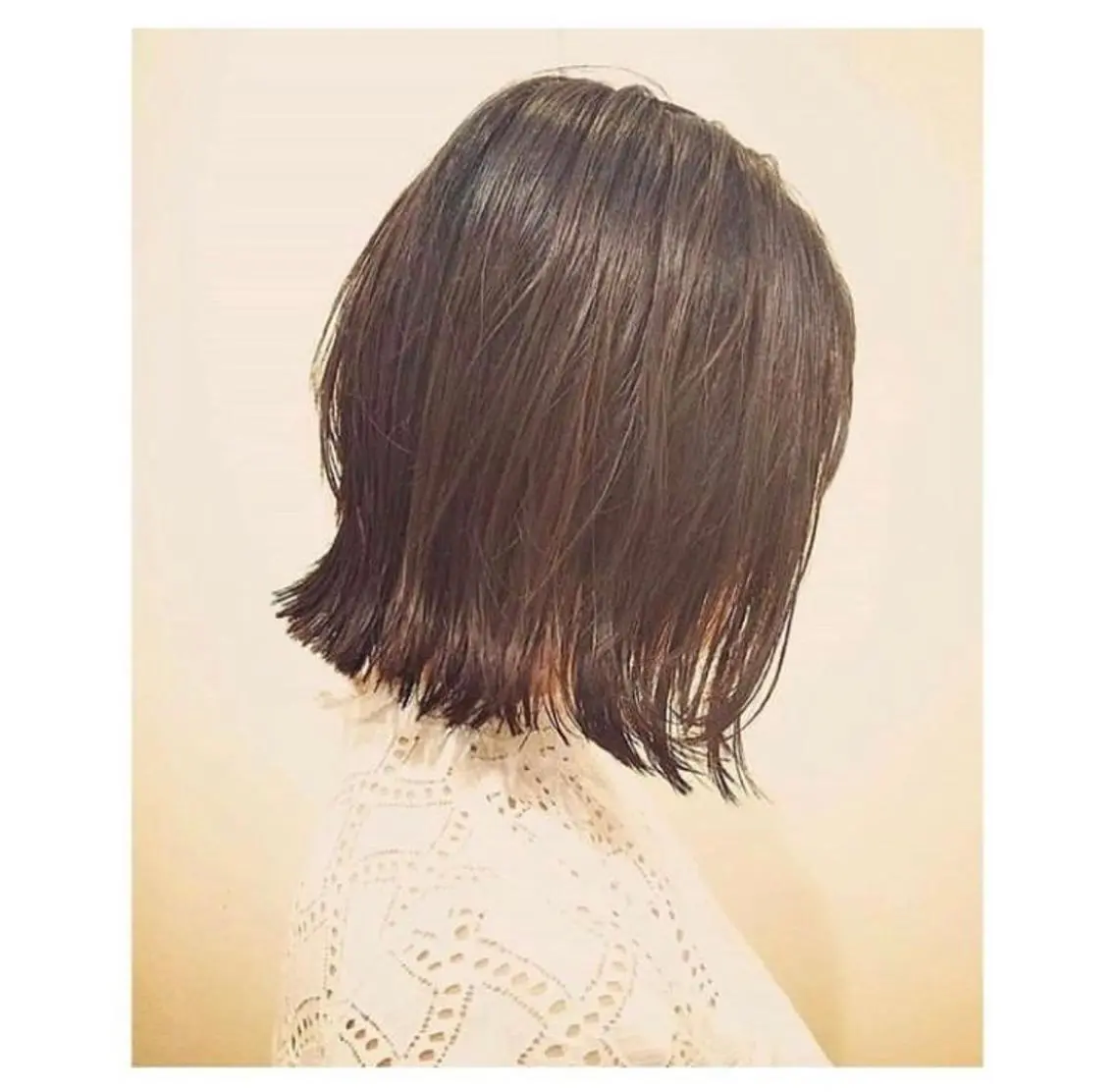 ミディアム カット トリートメント 中野 誠子のヘアスタイル