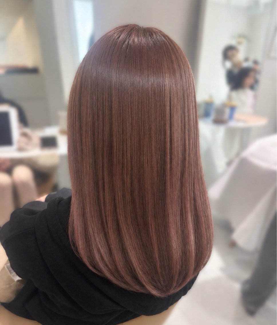 セミロング カラー ヘアカラー 暖色/髪質改善 🌷荘司まゆり🌷のヘアスタイル