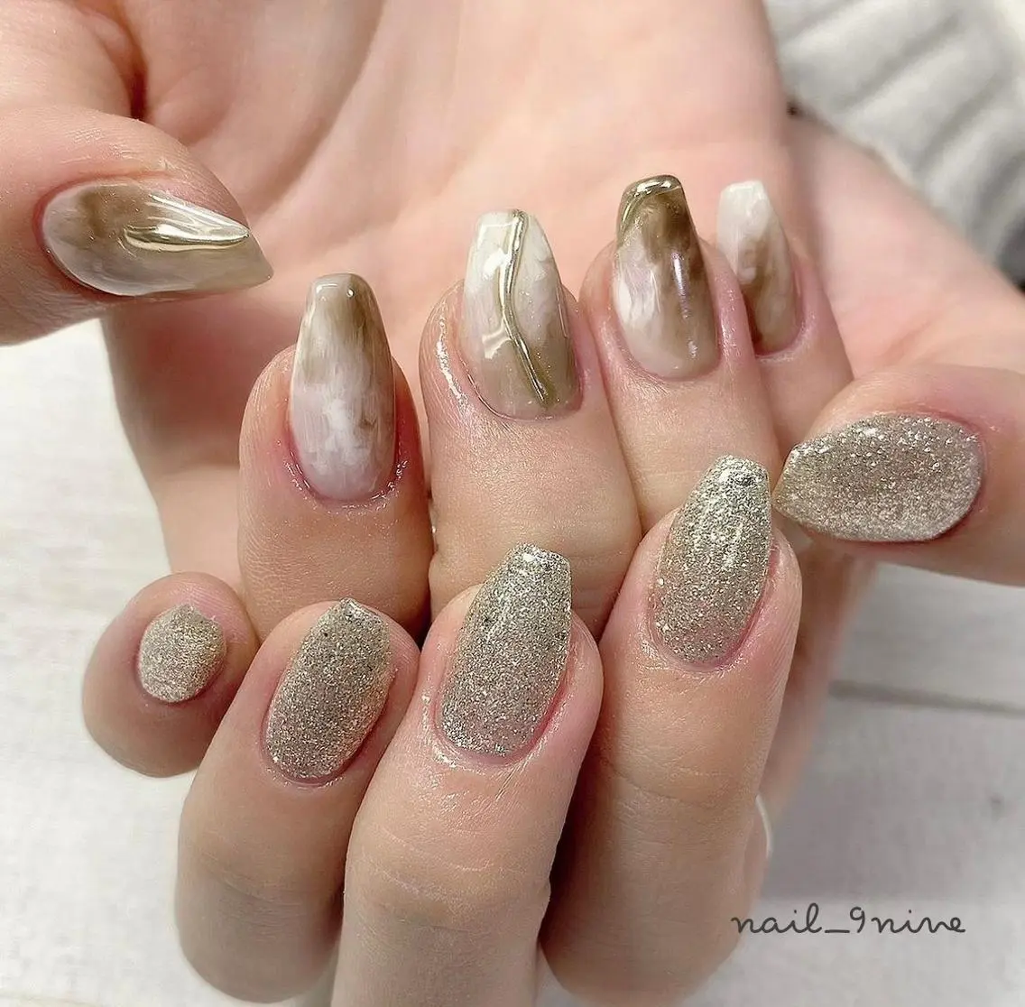 ネイル ハンドネイル nail salon 9NINEのネイルデザイン