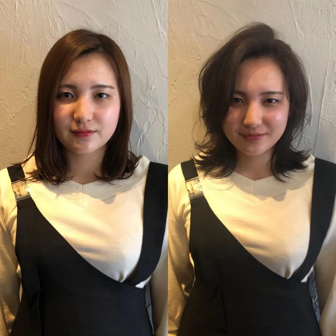 ミディアム 髪質改善縮毛矯正 専門店のヘアスタイル