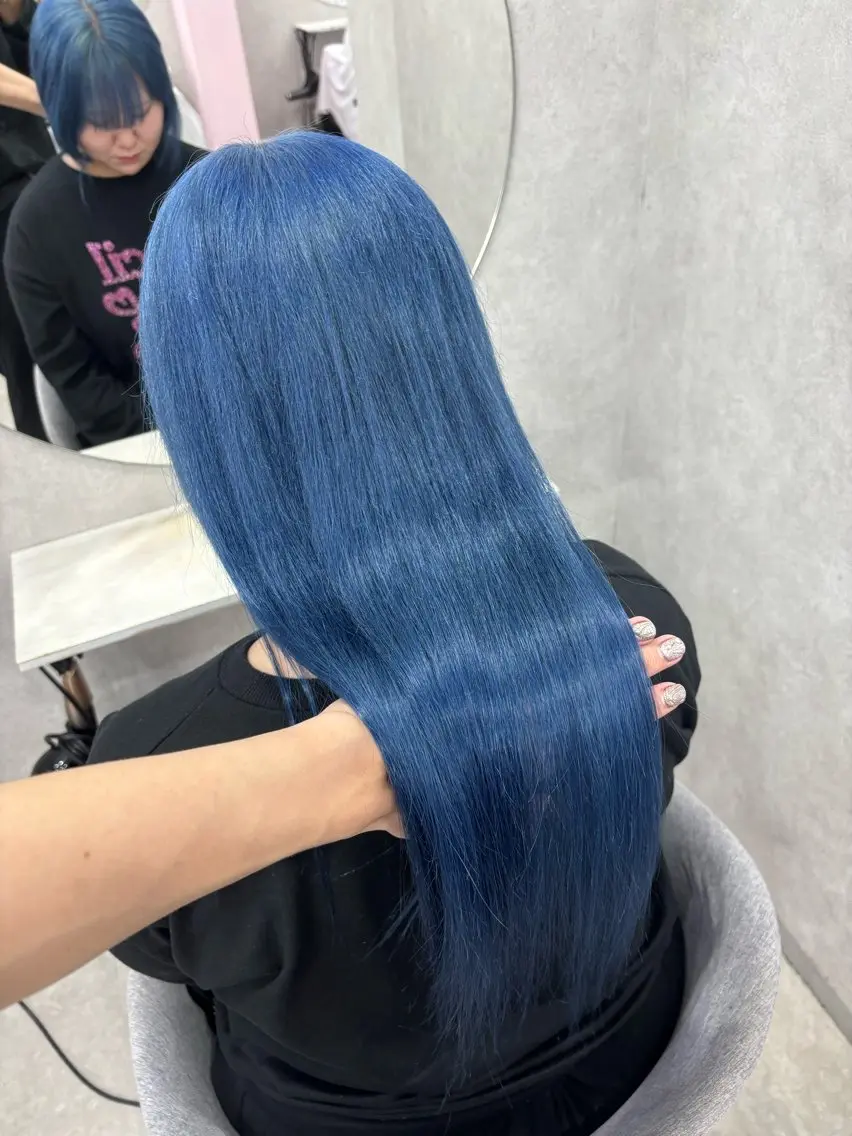 ロング カラー ヘアカラー トリートメント ヘッドスパ 【ハイトーン特化】 🦋森山陽向/大宮のヘアスタイル