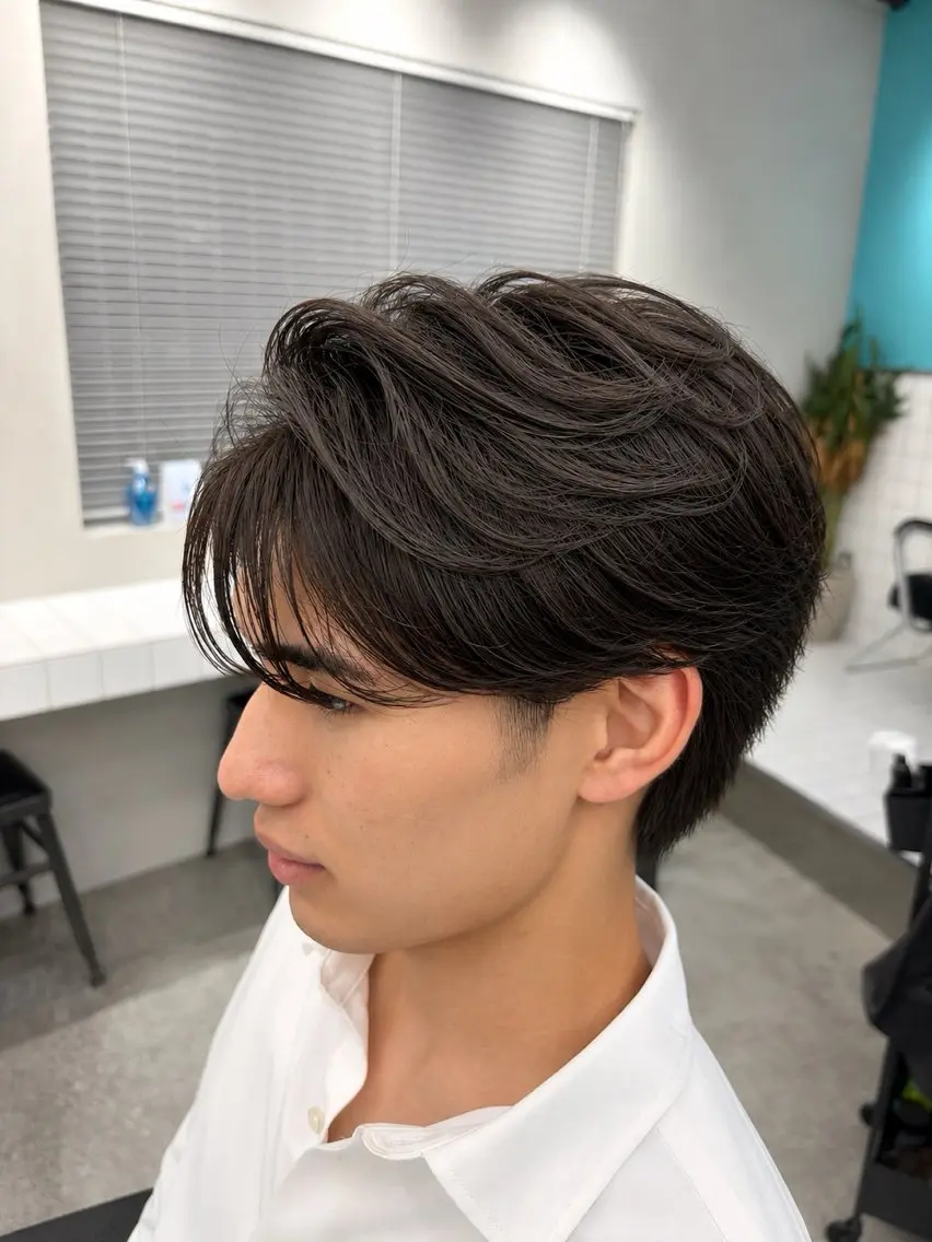 パーマ メンズ カット パーマ 👑駅近メンズサロン パーマ特化北千住👑のヘアスタイル