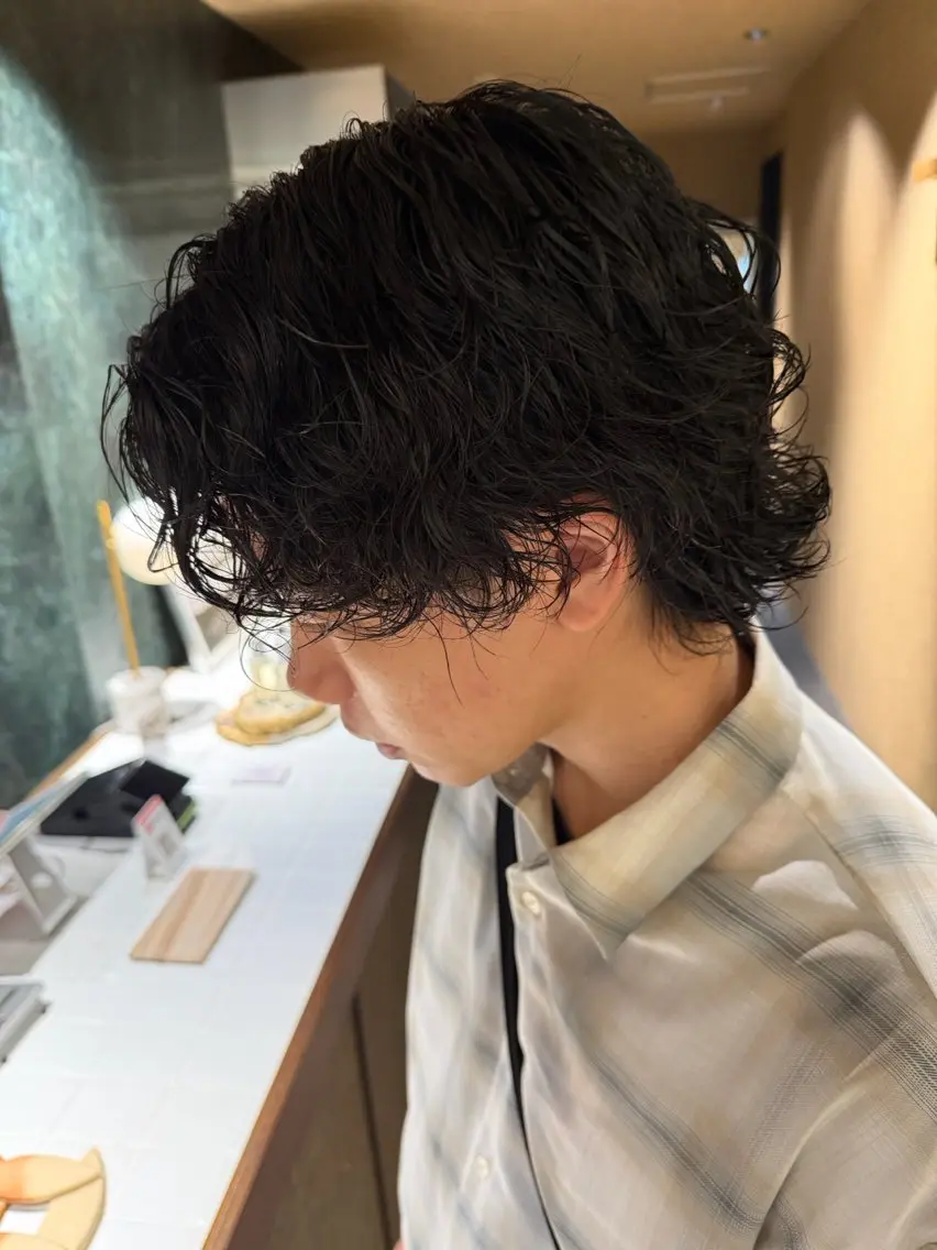 パーマ メンズ walt hayatoのヘアスタイル