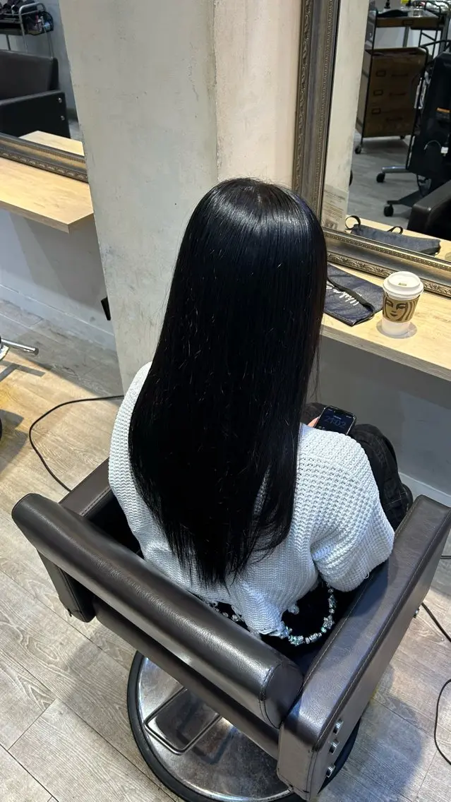 ロング 髪質改善 トリートメント lutia新宿 Rinaのヘアスタイル