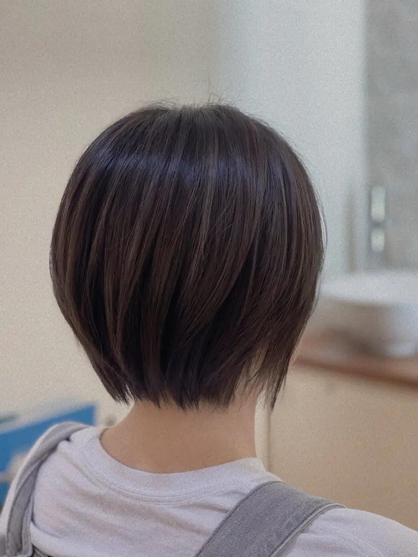 ショート カラー カット ヘアカラー トリートメント 千葉 たかしのヘアスタイル