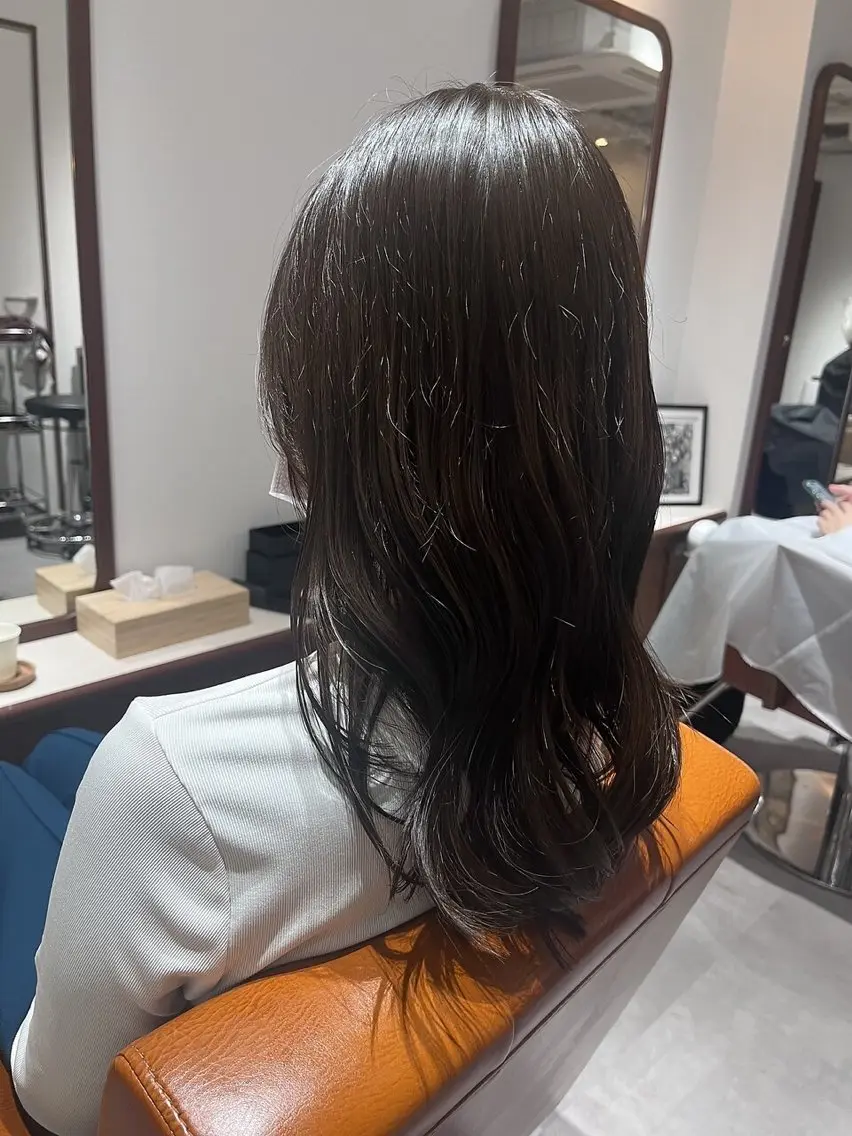 ミディアム カラー カット ヘアカラー 💠urara opus💠🩵のヘアスタイル