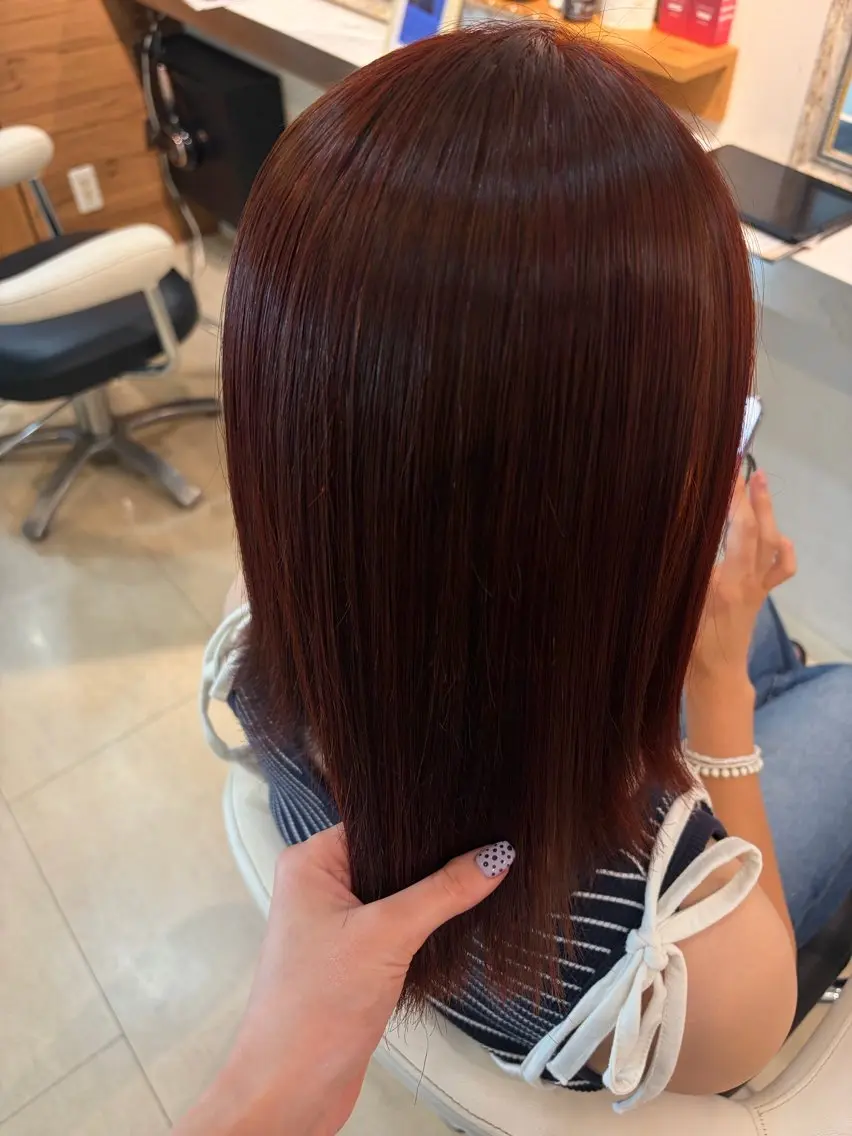 カラー ヘアカラー 井口 陽菜のヘアスタイル