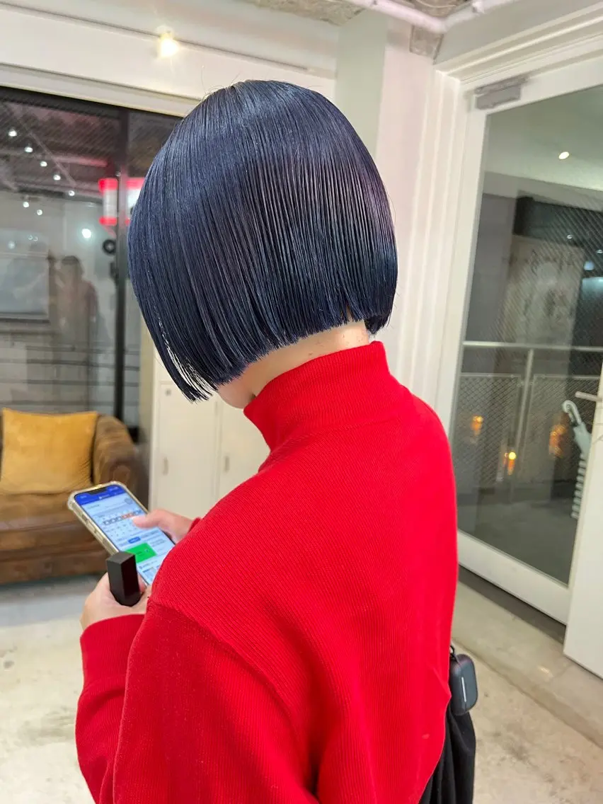 ショート カラー カット ヘアカラー トリートメント トレンドボブ /ミリヤのヘアスタイル