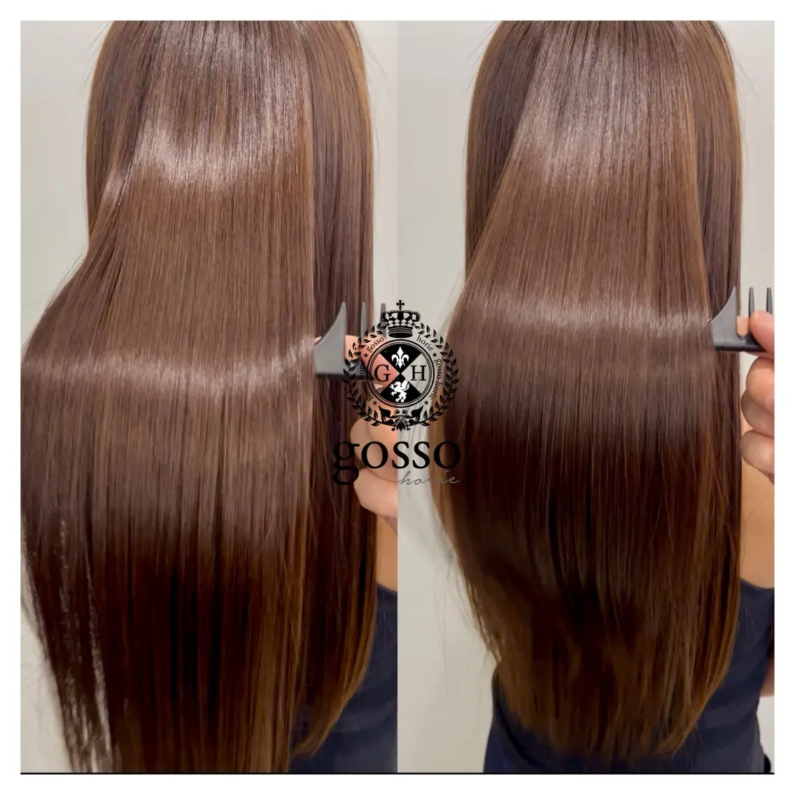 ロング 髪質改善 酸性ストレート 縮毛矯正 トリートメント YU KIのヘアスタイル