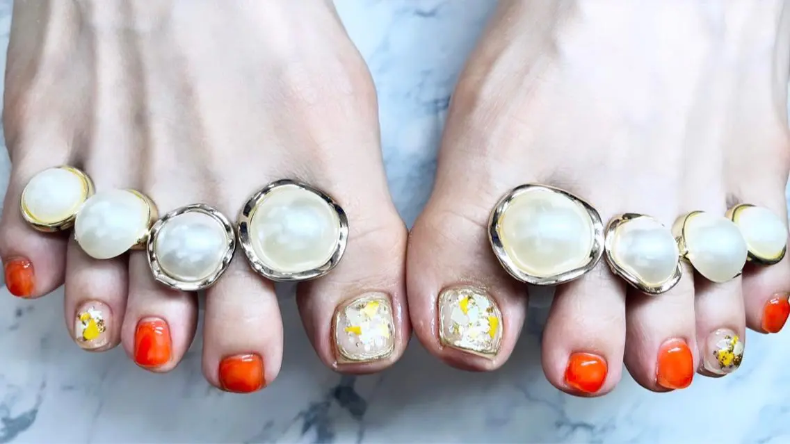 ネイル フットネイル Rosa NAILのネイルデザイン