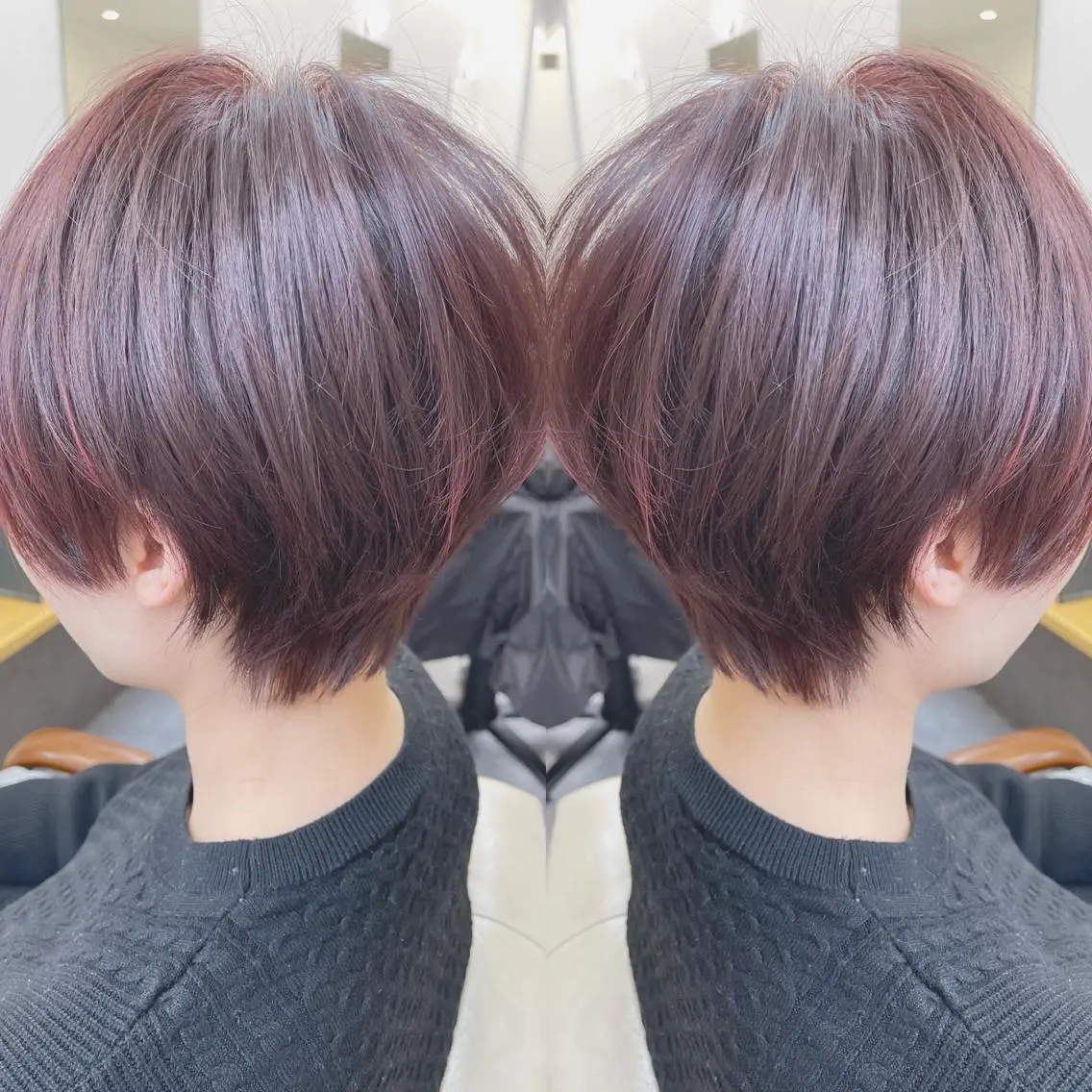 ショート ショートボブ ボブ ショートヘア カット ヘアカラー H (エイチ) 烏丸御池店のヘアスタイル