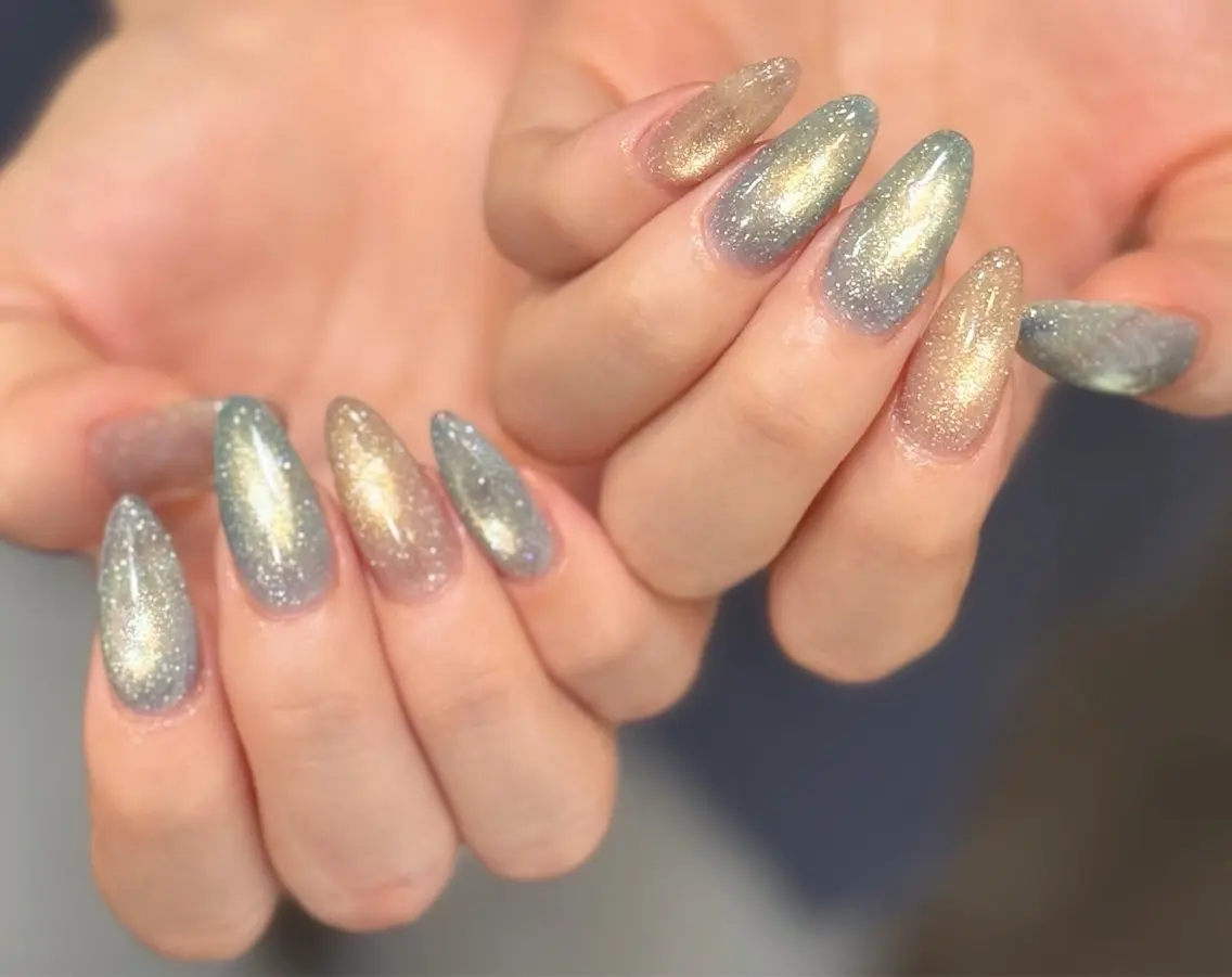 ネイル ジェルネイル マグネットネイル メンズネイル ハンドネイル MIMnail メンズネイリストのネイルデザイン