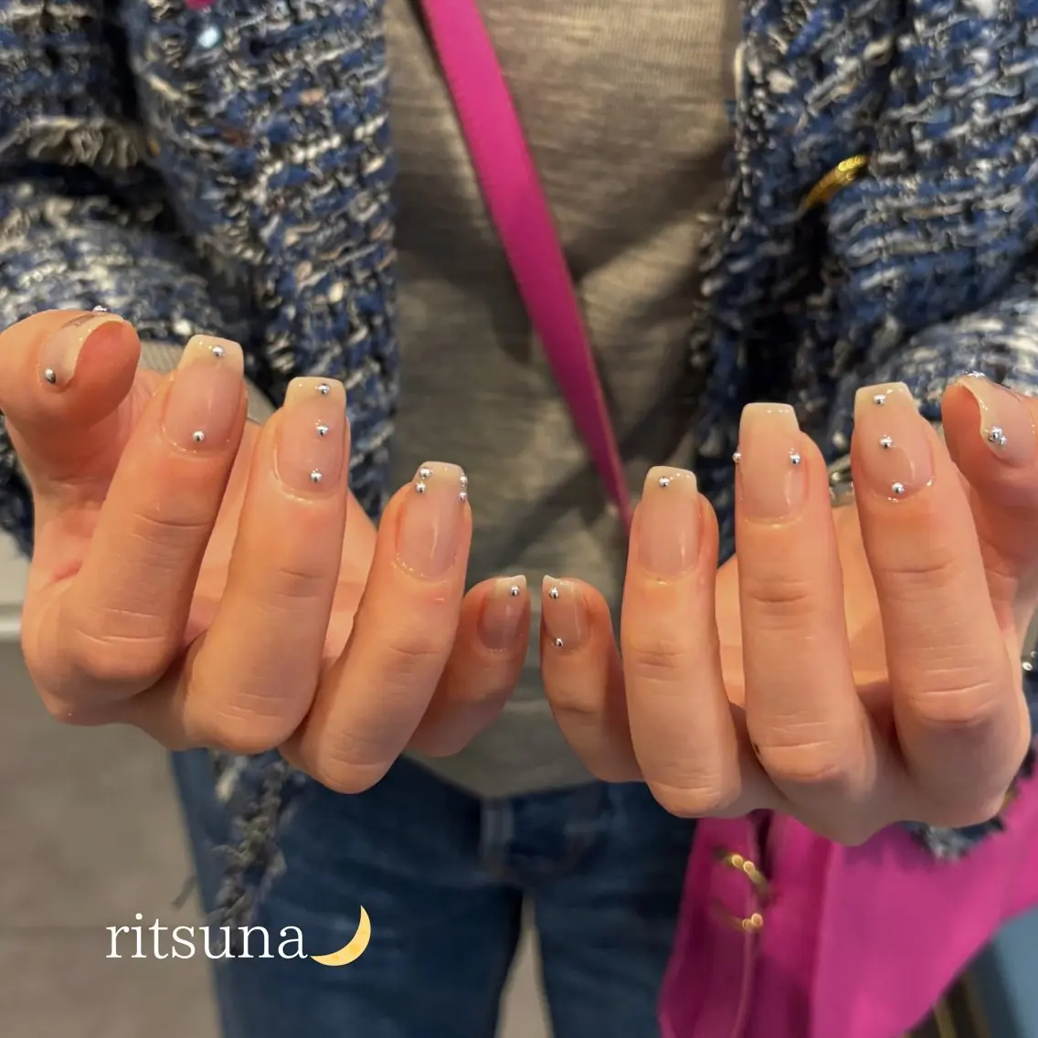 ネイル ritsuna🌙 nail 堺筋本町のネイルデザイン