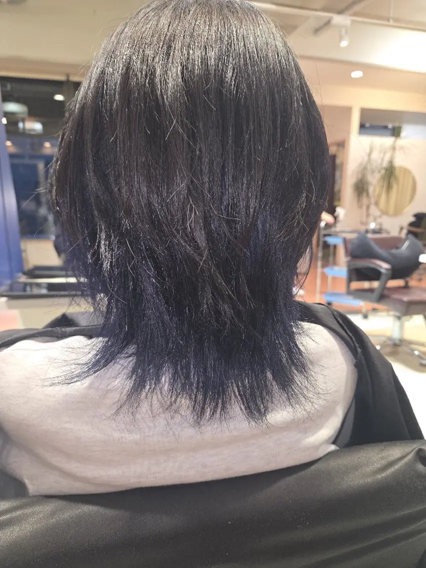 ミディアム ヘアカラー トリートメント 武鹿野 光江のヘアスタイル