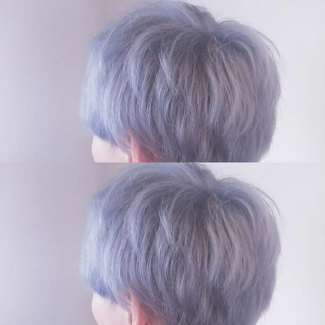 メンズ カラー シルバー ホワイトシルバー RU RIのヘアスタイル