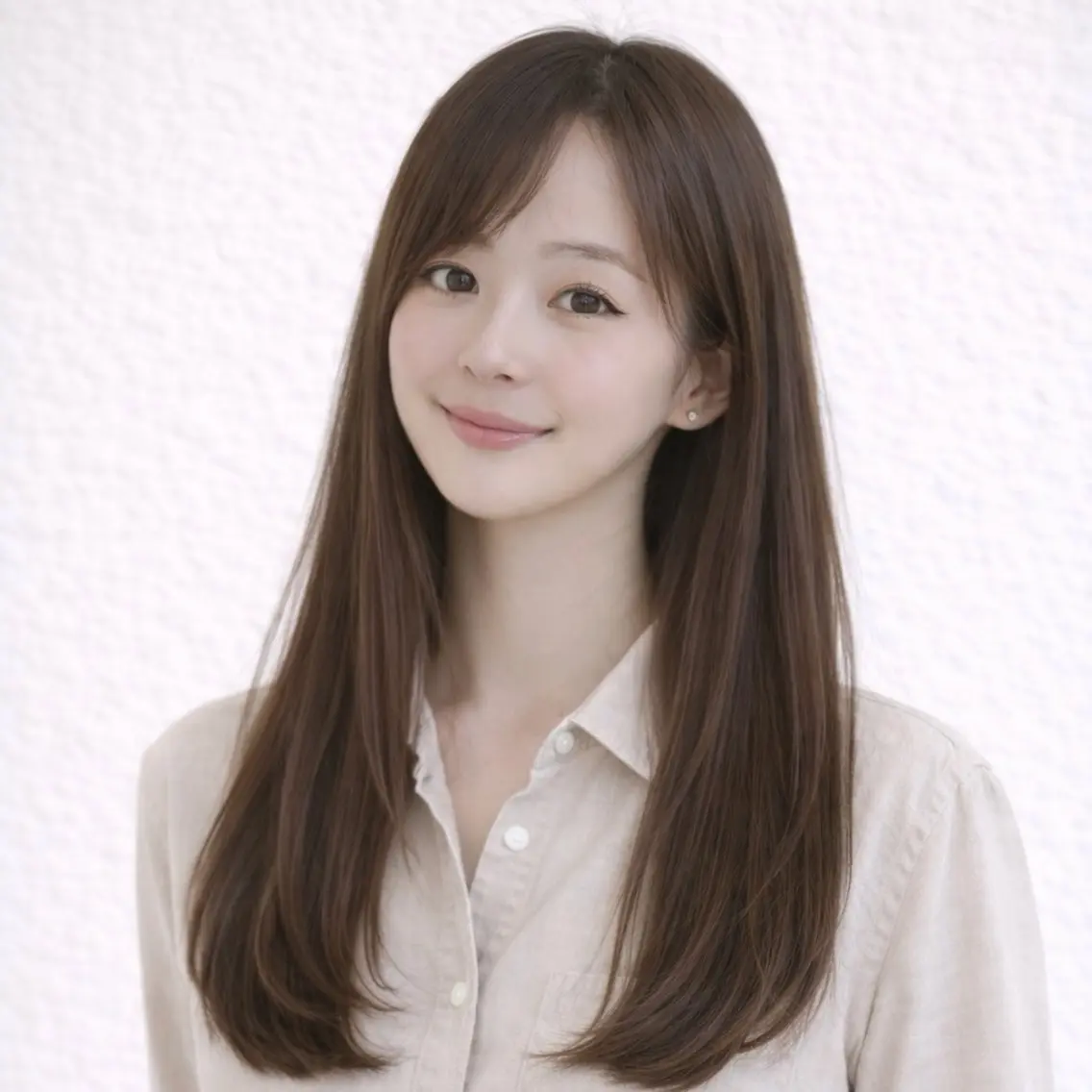 ロング カラー ブラウンカラー ナチュラルブラウン カット ヘアカラー トリートメント 髪質改善/レイヤー/ 佐藤 舞のヘアスタイル