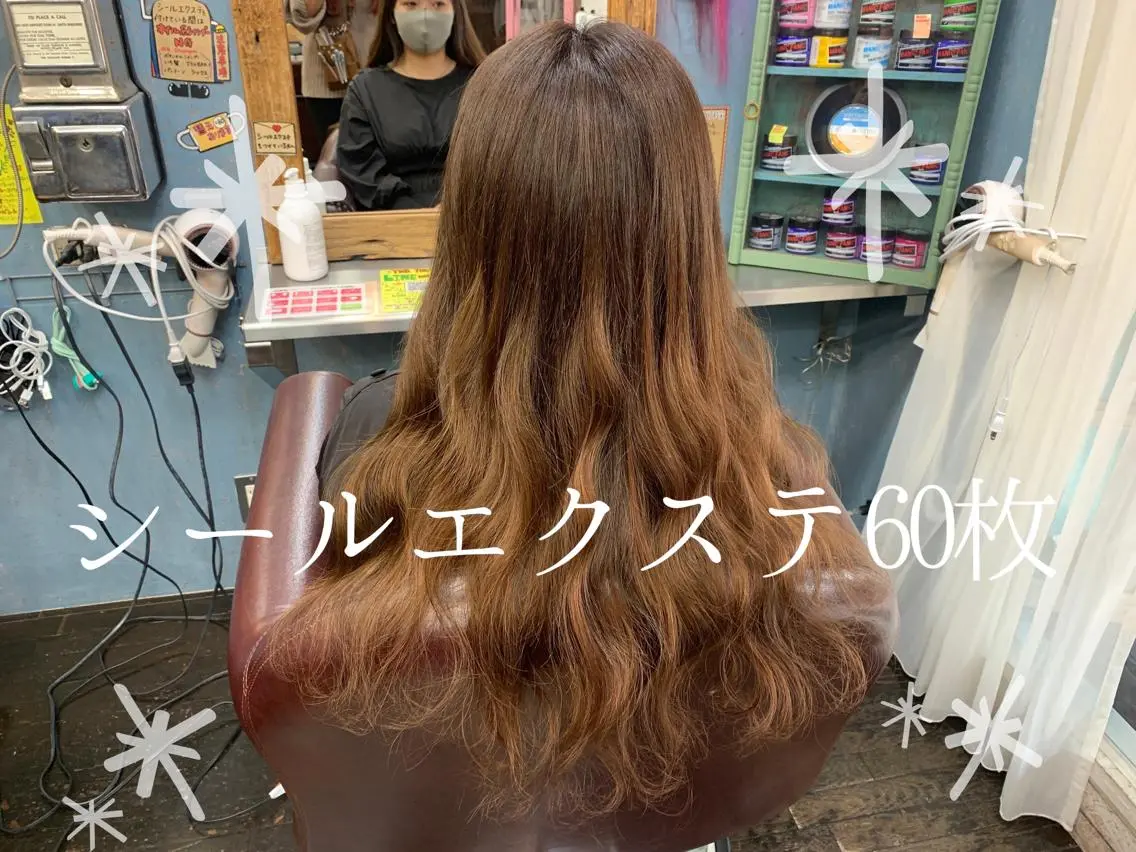 ロング シールエクステ エクステ ロング カラーモデル募集ෆ‪ ＳＡＥのヘアスタイル