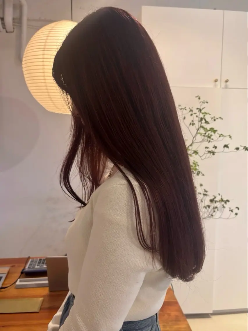 ロング 髪質改善 カット ヘアカラー トリートメント 🍑透明感hair ・NENE🍑のヘアスタイル