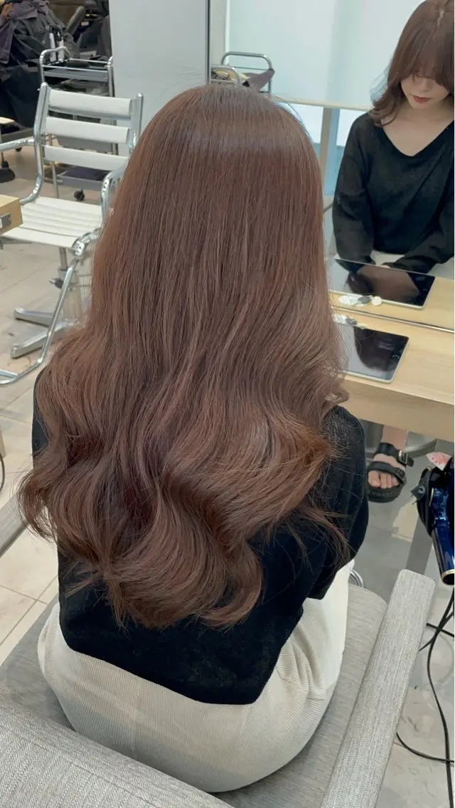 ロング カラー 髪質改善 ✨髪質改善✨美髪 矯正🫧小泉のヘアスタイル