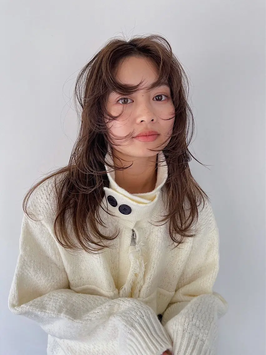 ロング カット ヘアカラー トリートメント 小田 大樹のヘアスタイル