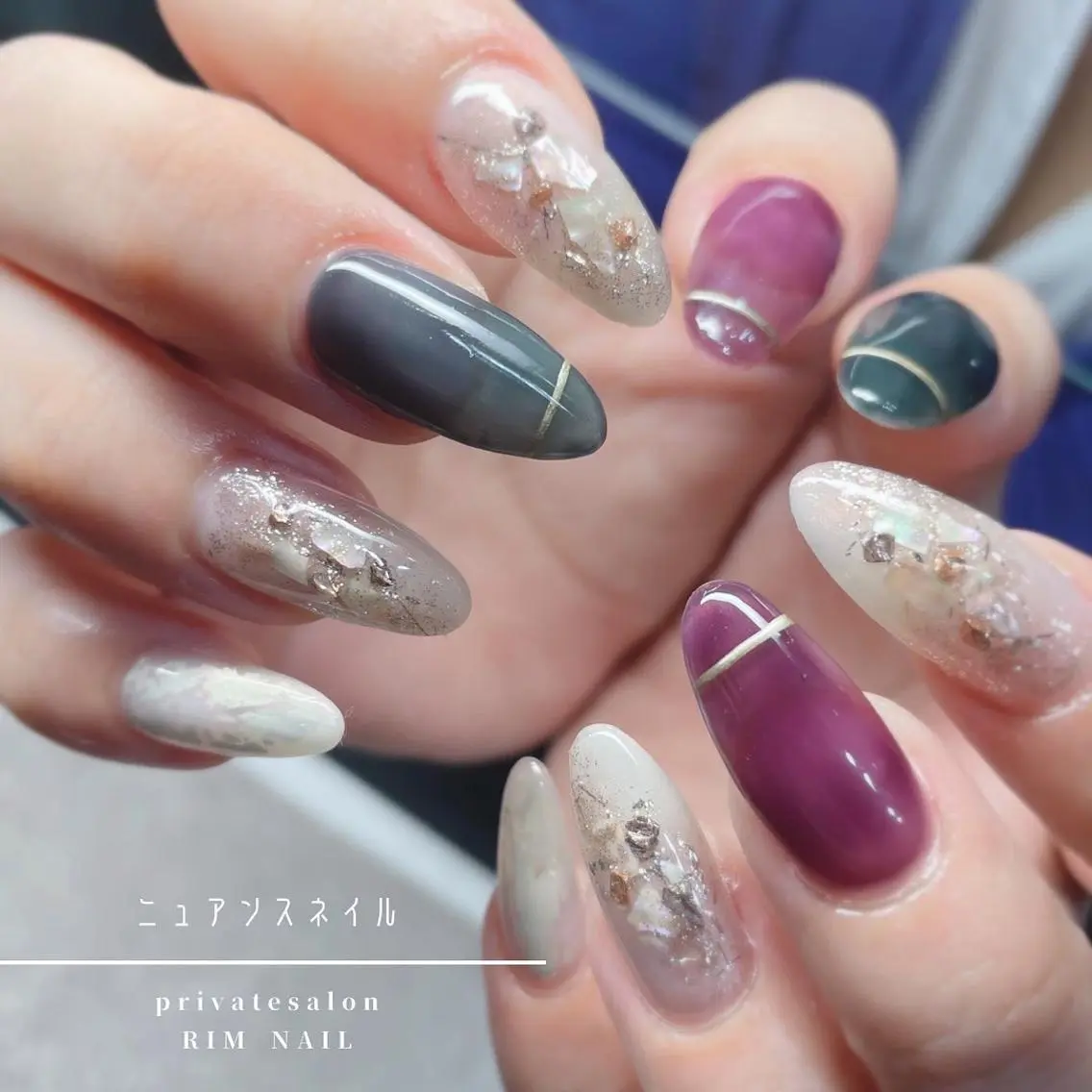 ネイル ハンドネイル RIMNAIL リムネイルのネイルデザイン