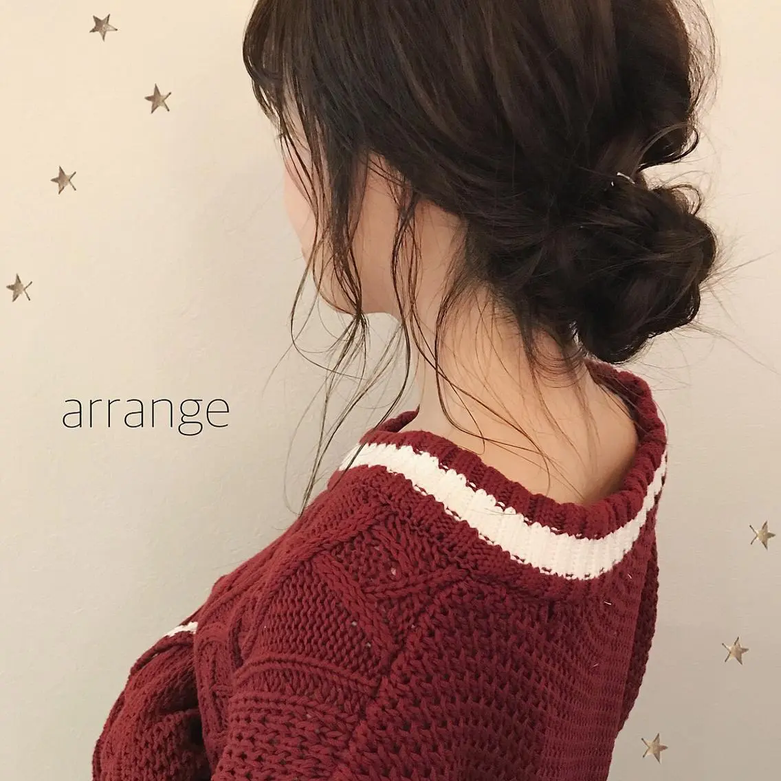 セミロング ヘアアレンジ 市川 千夏のヘアスタイル