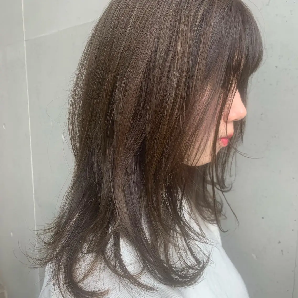 カット+カラー+Aujua髪質改善トリートメント+炭酸の写真