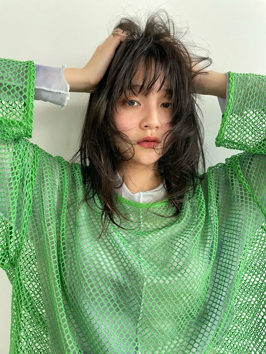 セミロング パーマ セミロングパーマ スパイラルパーマ パーマ ボブ/レイヤー /河内温太のヘアスタイル