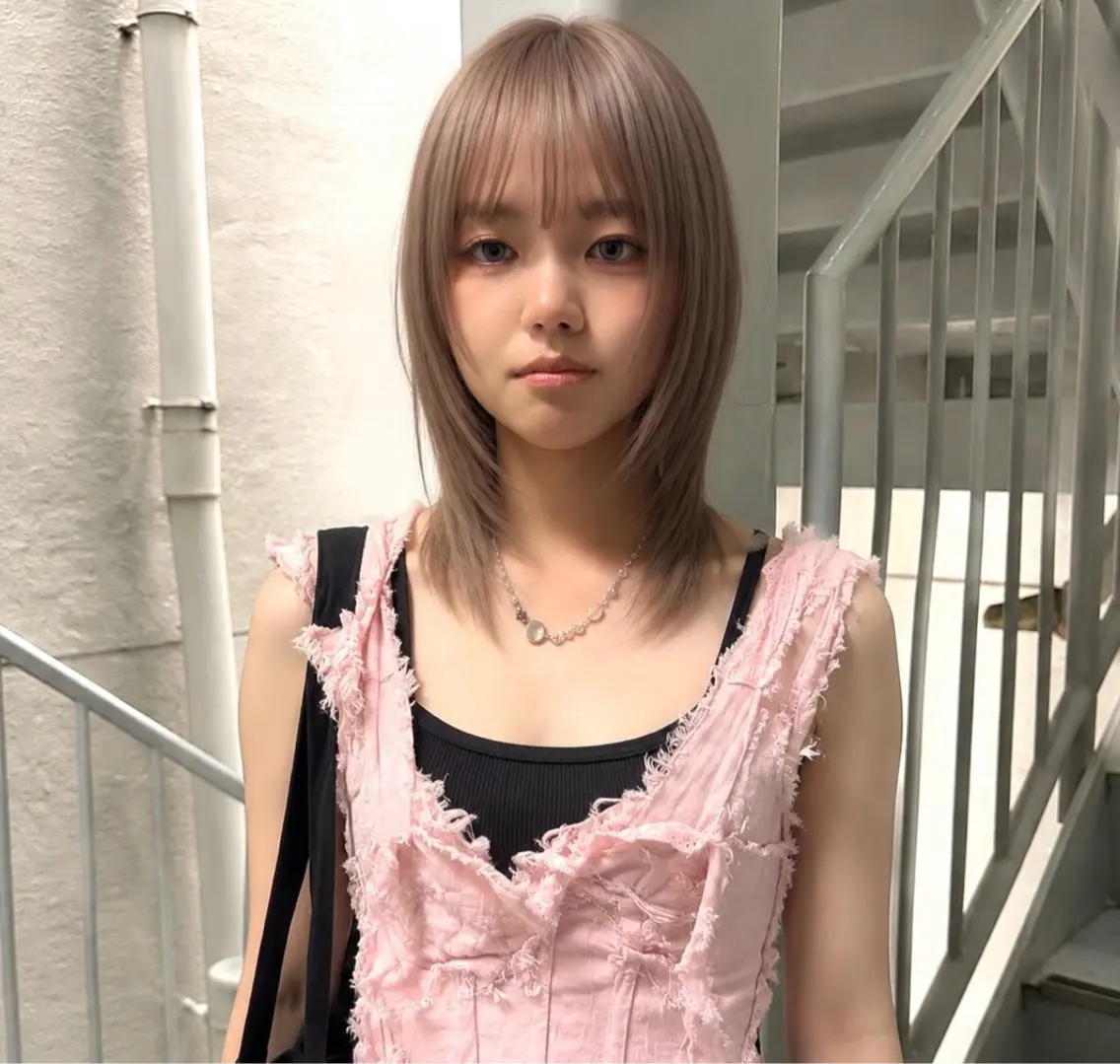カラー ヘアカラー 🎀ミク🎀/ハイト ーン/デザインカラーのヘアスタイル