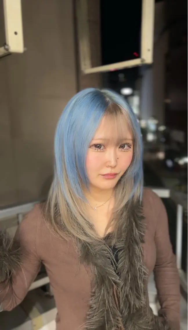 【顔まわり、ワンホンレイヤー】の写真