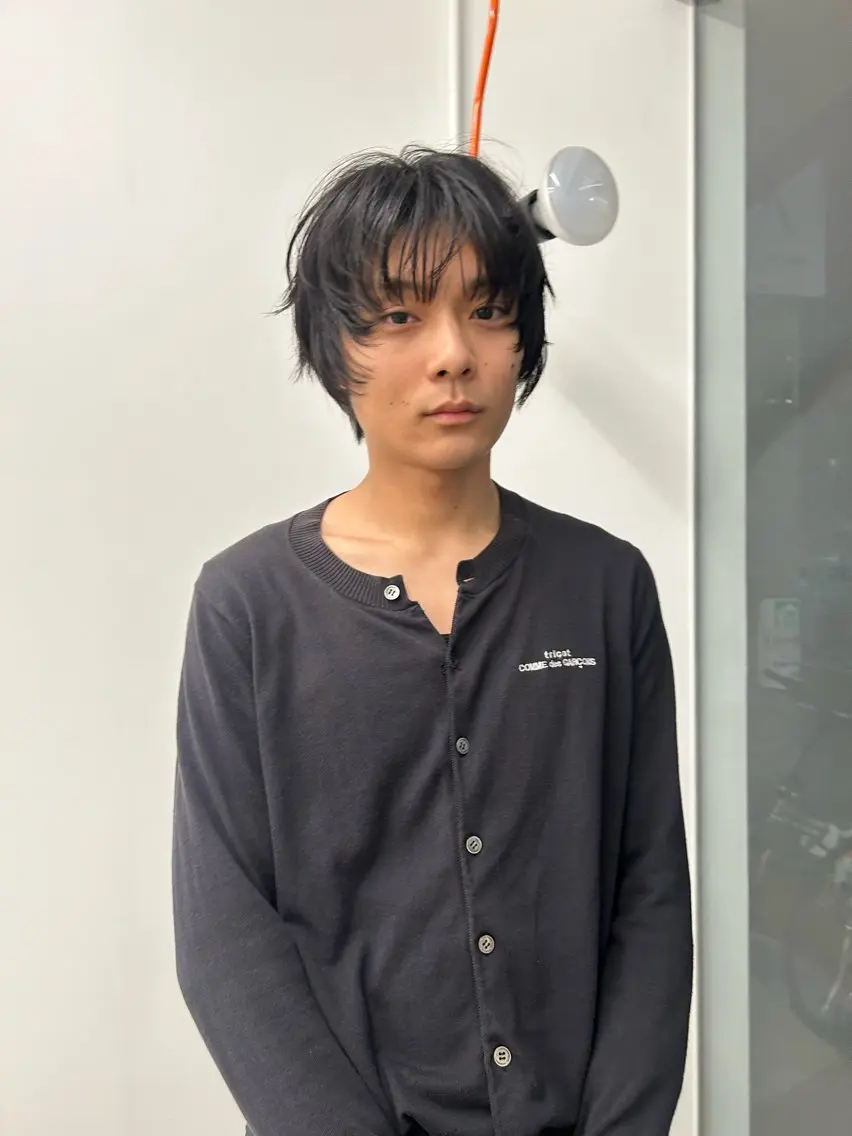 ショート メンズ ショートレイヤー レイヤーカット ショートヘア メンズパーマ本町/ 心斎橋ナカムラヒロトのヘアスタイル