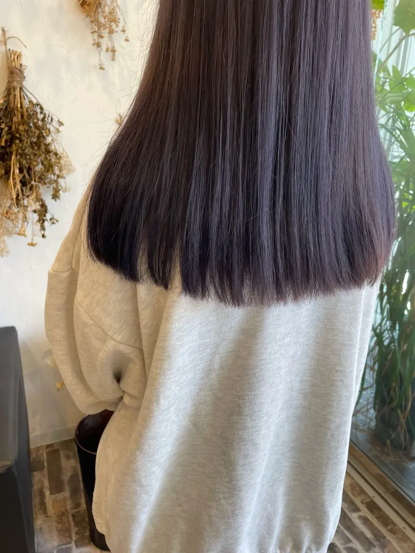 ロング カラー ラベンダーカラー ロング カット ヘアカラー トリートメント m ā l o.🌷 サカモトマイコのヘアスタイル