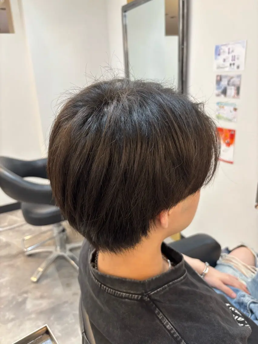 【疲れ解消✨】🍀メンズカット+癒しヘッドスパ(sh付き)ウルフ/スパイキーショート/センターパートetc.⭕️の写真