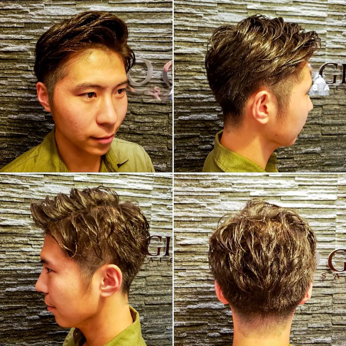 ミディアム ミディアムパーマ BroTokyo マルのヘアスタイル