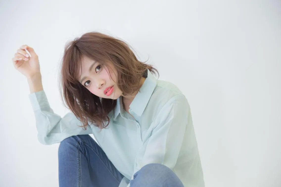 ショート カラー アディクシーカラー アッシュ 透明感カラー TOWA 野村　コウダイのヘアスタイル