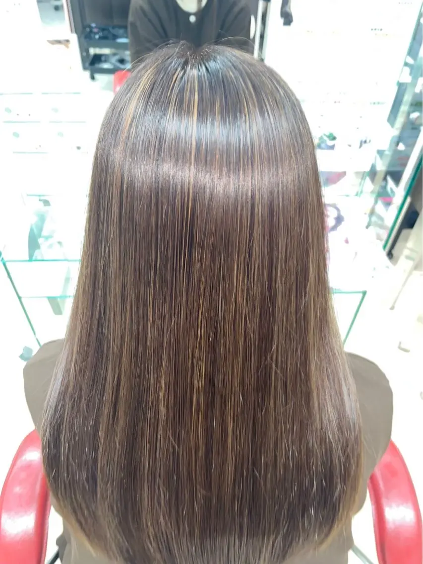 カラー ヘアカラー ケアカラー/ダブル カラー☘️梅本琉衣のヘアスタイル