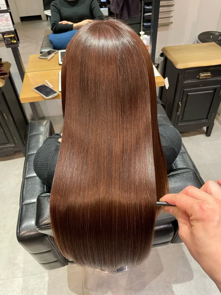 ロング 髪質改善 縮毛矯正 トリートメント 酸熱トリートメント ヘアカラー トリートメント 🌈髪質改善専門🌈 神田 達也のヘアスタイル