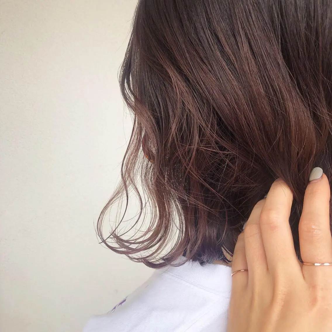 ミディアム カラー ヘアアレンジ ブラウンカラー グラデーションカラー ピンクカラー ピンクブラウン カット ヘアカラー トリートメント 酸性縮毛矯正🧴韓国 レイヤー/髪質改善のヘアスタイル