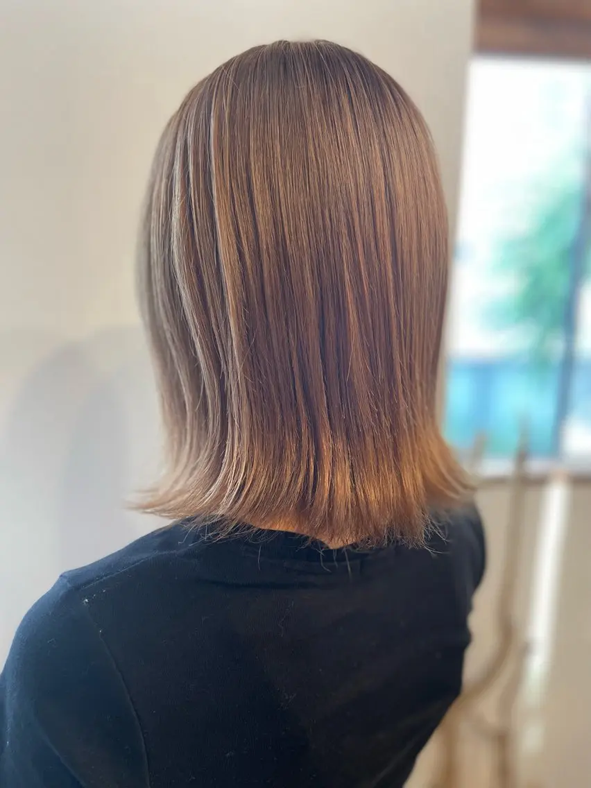 カラー ベージュカラー ブリーチ ミルクティーベージュ 児玉 進之助のヘアスタイル