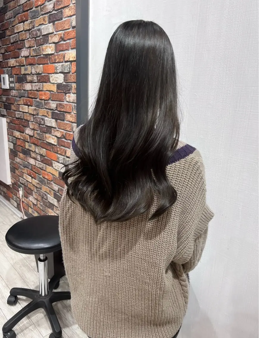 💎透明感カラー+トリートメント💎ワンカラー+トリートメントのメニューで艶のある綺麗なヘアカラーに‼️の写真