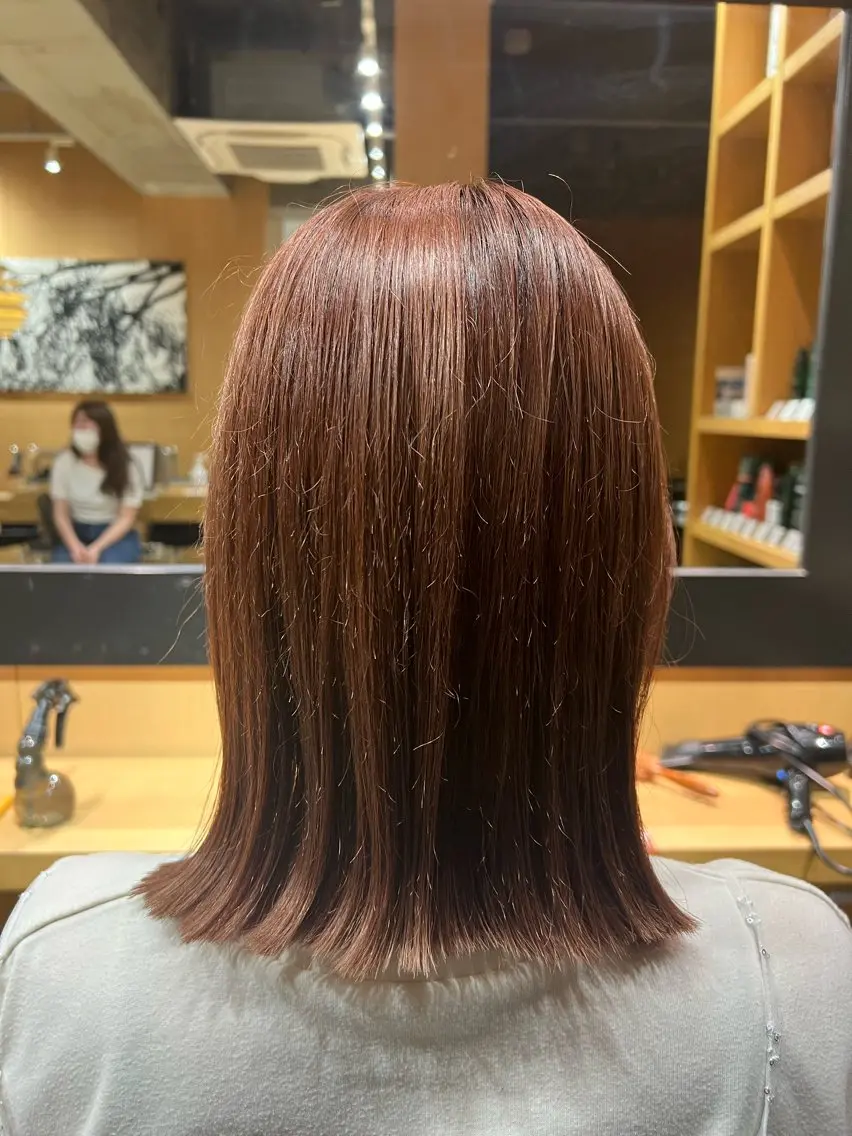 ミディアム 渡部 彩花のヘアスタイル