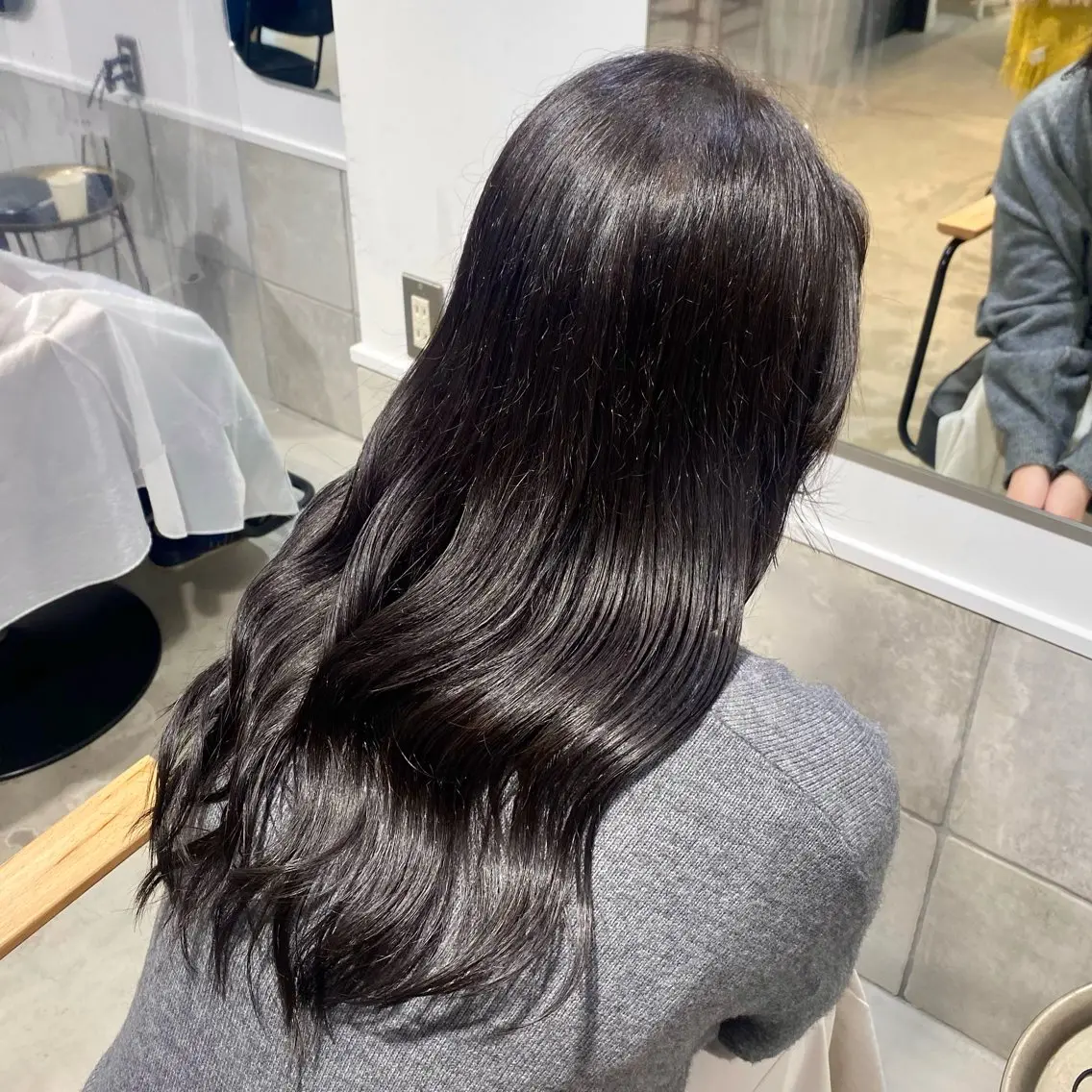 ロング カラー アッシュ 𝐇𝐢𝐧𝐚 ⟡.·のヘアスタイル